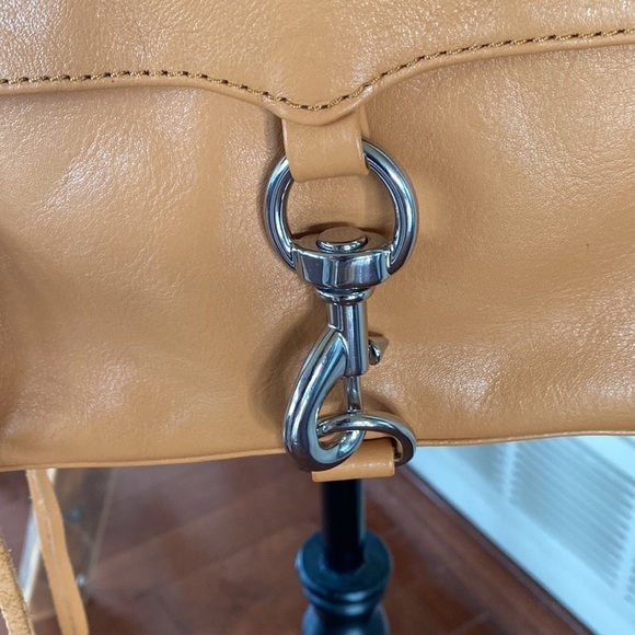 Rebecca Minkoff crossbody bag in a beautiful brown leather, silver chain - Picture 2 of 7